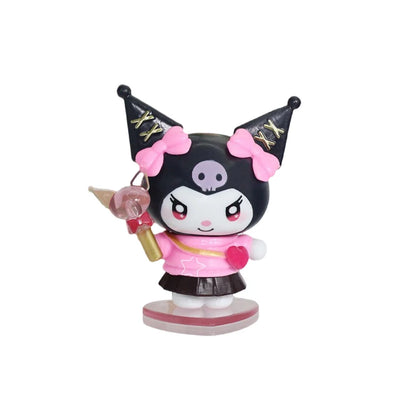 Sanrio Kuromi Sparkling Idol Series Cartoon Blind Box Toy Creative Personalized Desktop Ornaments Statue Model Surprise Gift Box
