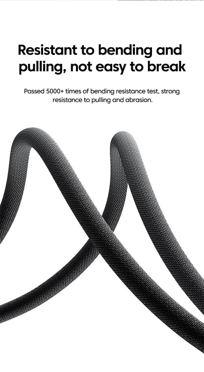 120W Spring Cable USB Type C To Type C Fast Charging LED Digital Display For iPhone 15 16 Samsung Huawei USB C To USB C Cable