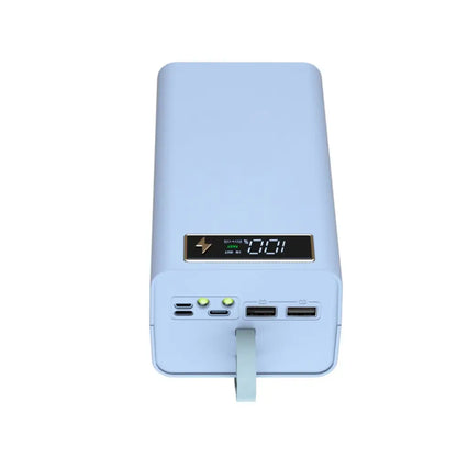 21x18650 Battery Storage Box Dual USB Charge18650 Battery Power Bank Case Shell with LED Light