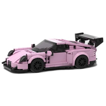 City Speed Racing Car Model Building Blocks DIY Bricks MOC Toy Classic Rally Sports Super Racer Vehicle Christmas gift technique