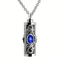 Cremation Urn Necklace for Ashes Stainless Steel Memorial Pendant