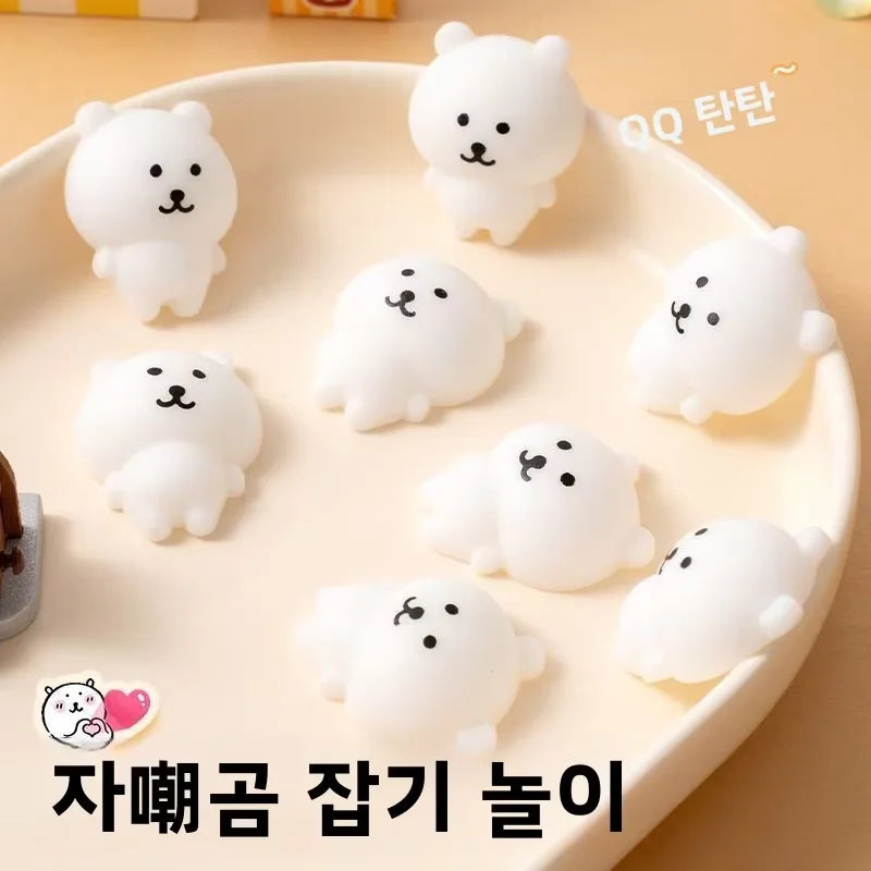 Soft Self deprecating Bear Squeeze Stress Relief Toy Pinch Small Nose Ga Slow Rebound Decompression Squishy Toys For Kid Gifts