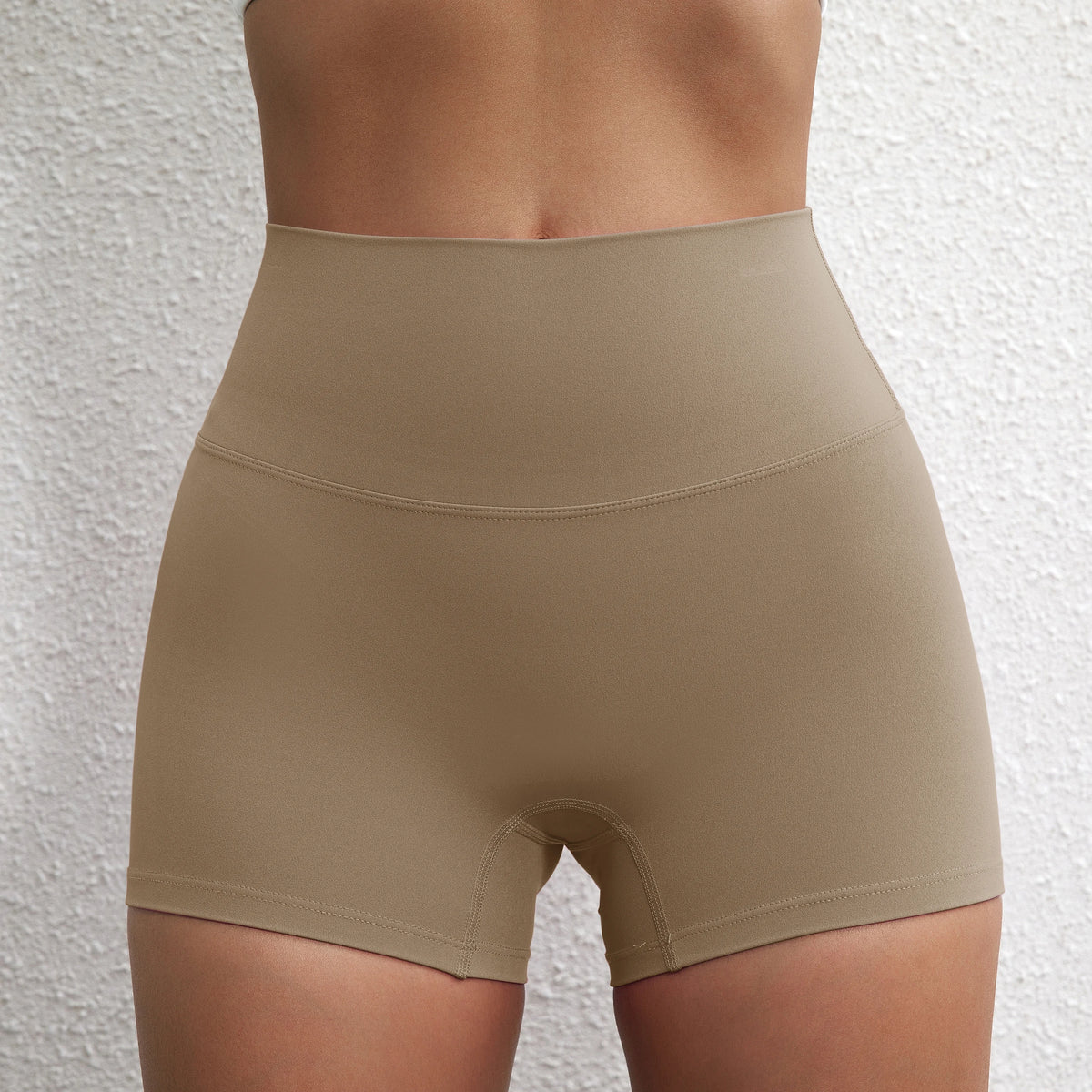 Sexy Solid Color Women Fitness Sport Short High Waist Athletic Yoga Short Leg Cycling Comprehensive Training Jogging Squat Proof