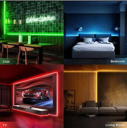 5M USB Led Strip Lights RGB 2835 60 LED Bluetooth APP Control Luces Led Flexible Diode Decoration For Living Room Lamp Ribbon