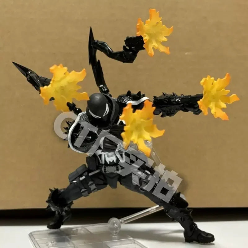 16CM CT Toys Kaiyodo Revoltech Yamaguchi Agent Venom Articulated Action Figure Collectible Model Kit Movable Surprise Toys Gift