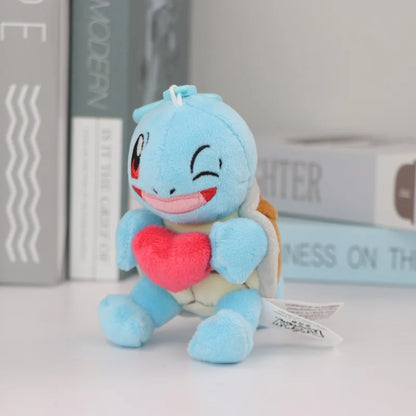 Pokemon Plush Keychain Anime Jigglypuff Gengar Sprigatito Urchin Mimikyu Sylveon Mew Umbreon Rowlet Stuffed Plushies Toys Gifts