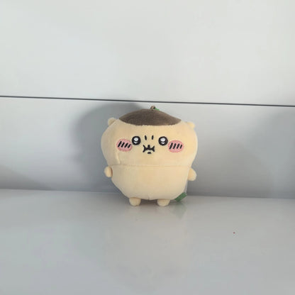 New jiyi Plush Doll Smirks Expression Usagi Hachiware Super Cute Chestnut Flying Squirrel Back Packaging Decoration Gift