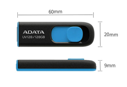 ADATA Original USB Flash Drive 32gb 64gb 128gb 256gb UV128G USB3.2 Pen Drive Memory Stick for Computer and USB-A Device