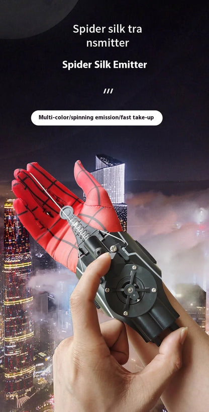 Ml Legends Spiderman Web Shooters Toys Spider Man Wrist Launcher Cosplay Peter Parker Accessories Props Gloves Children Gift Toy