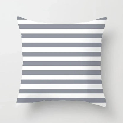 European Gray Pillowcase Geometric Pillow Cover Sofa Cushion Cover Garden Throw Pillows Hotel Outdoor Cushions car Chair 45X45cm