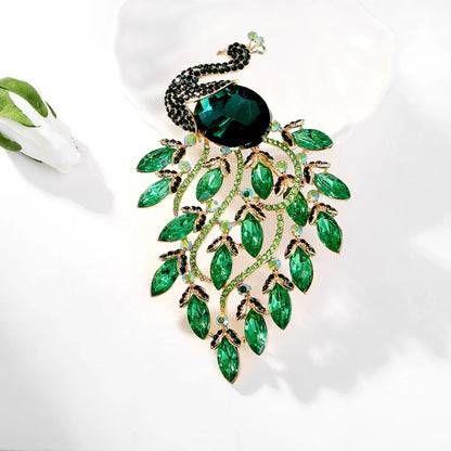 Baroque Luxury Peacock and Phoenix Design Brooches for Men and Women, Jewelry, Fashion Accessories, and Party Gifts