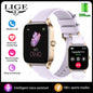 LIGE Smart Watch Answer/Make Call 1.85" Smartwatch for Android iOS Heart Rate Sleep Monitor Pedometer Waterproof Fitness Watches
