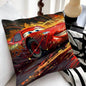 Cartoon Car Lightning McQueen Pillow Case Fashion Square Pillowcase Bedroom Sofa Room Ins Decoration Leisure