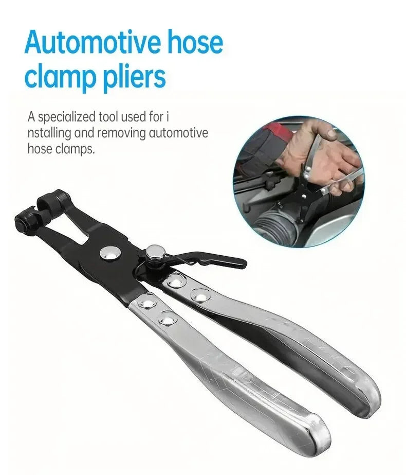 Car Water Pipe Hose Clip Pliers Clamp Swivel Drive Jaw Locking Tool Removal And Installation Of Ring-Type Flat-Band Hose Clamps