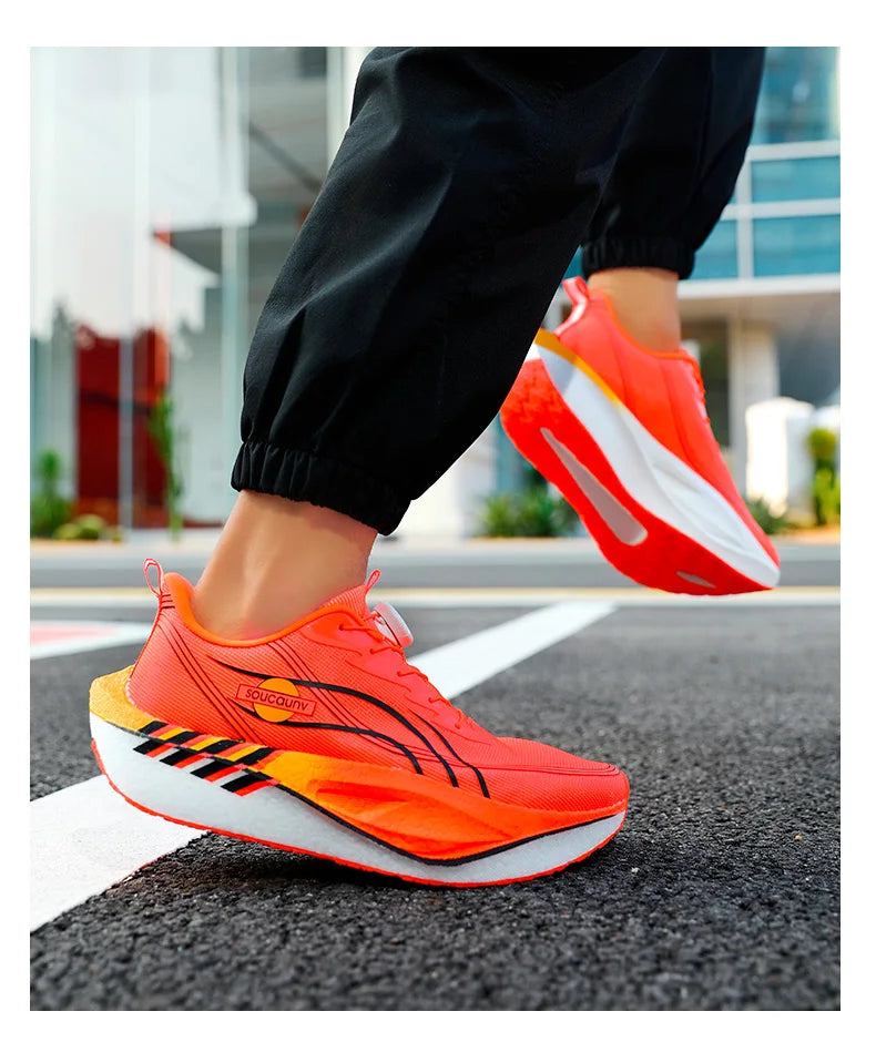 Running Shoes Professional Fitness Carbon Board Men's Sports Marathon Lightweight Women's Comfortable Non Slip Sports Shoes