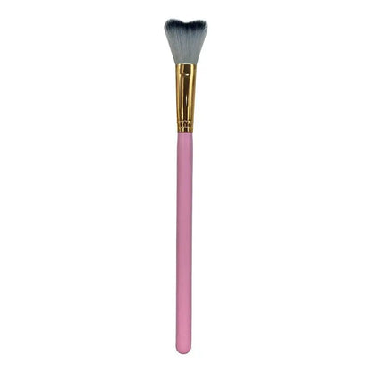 1Pc Curved Lash Shampoo Brush - Soft Bristle For Eyelash Extension Cleansing Makeup Removal Bath Swoop Beauty Tool