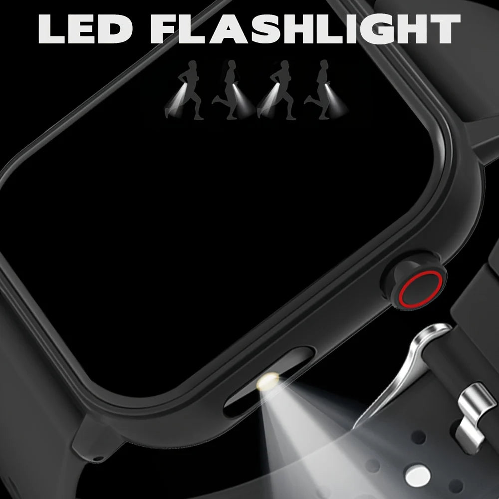 The New Smartwatch Features Call/Sms Notifications, Multiple Sports Modes, a Pedometer, And a Fitness Tracker.