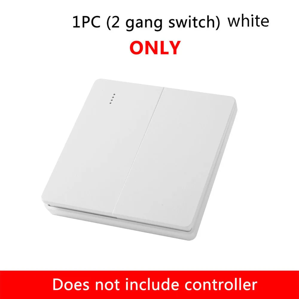 86 Wireless Smart RF 433Mhz 100-220V Wall Panel with Remote Control Mini Relay Receiver Home Led Light Lamp Switch
