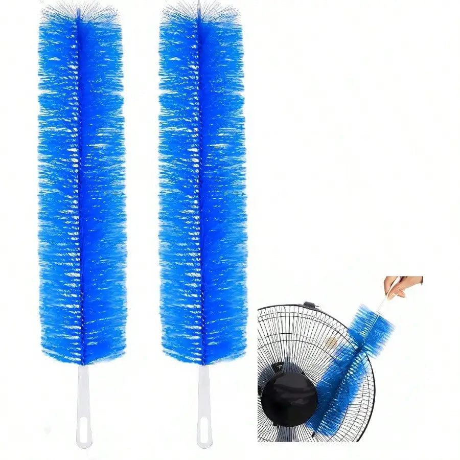 Fan Cleaner Brush,Fan Brush Cobweb Duster Microfiber Duster Ideal For Ceiling Duster, Household Duster Curtains,Fan Cleaner For Box Fan(2PCS)