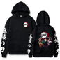 Japanese Anime Demon Slayer Plus Size Hoodie Women Sweatshirts Kamado Nezuko Print Hooded Harajuku Girl And Boy Casual Pullover