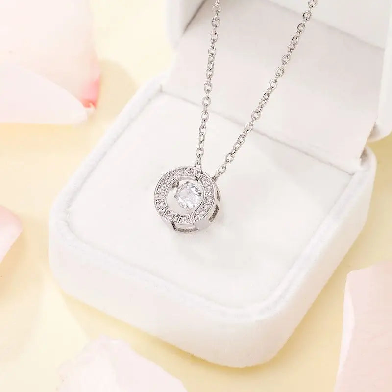 TOHM Classic Fashion Stainless Steel Choker Necklace Zircon Chain For Couple Jewelry Gifts Dropshipping Wholesale