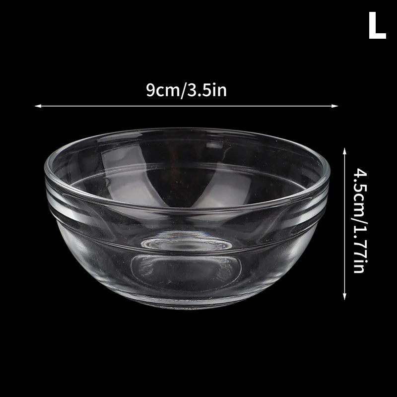 1Pcs Facial Makeup Skin Care Tools Glass Facial Mask Essential Oil Bowl Beauty Salon Essential Oil Bowl Thickening Mask Bowl