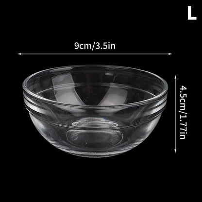 1Pcs Facial Makeup Skin Care Tools Glass Facial Mask Essential Oil Bowl Beauty Salon Essential Oil Bowl Thickening Mask Bowl