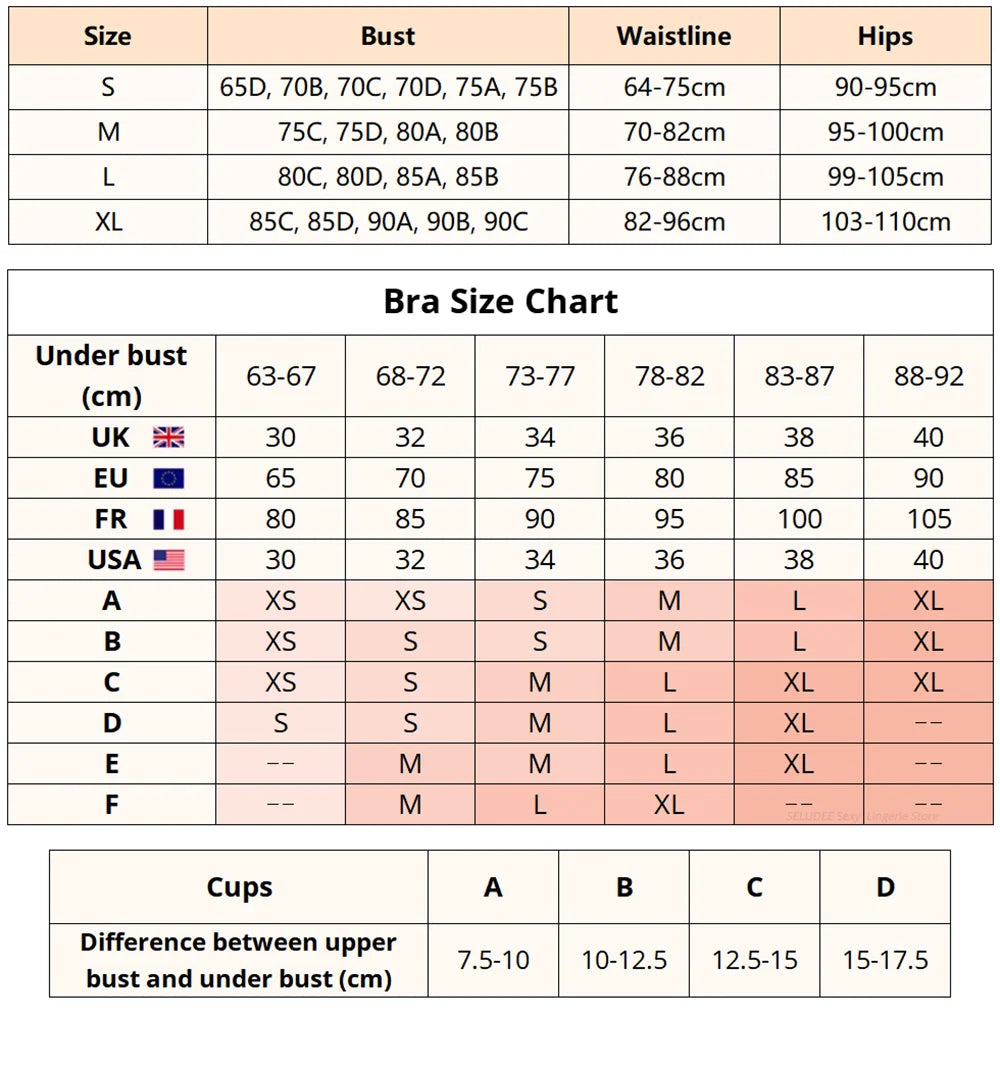 Elegant Hot Sexy Lingerie See Through Bodysuit Half Dress 2PC Set Seductive Splicing Party Queen Costume Erotic Underwear