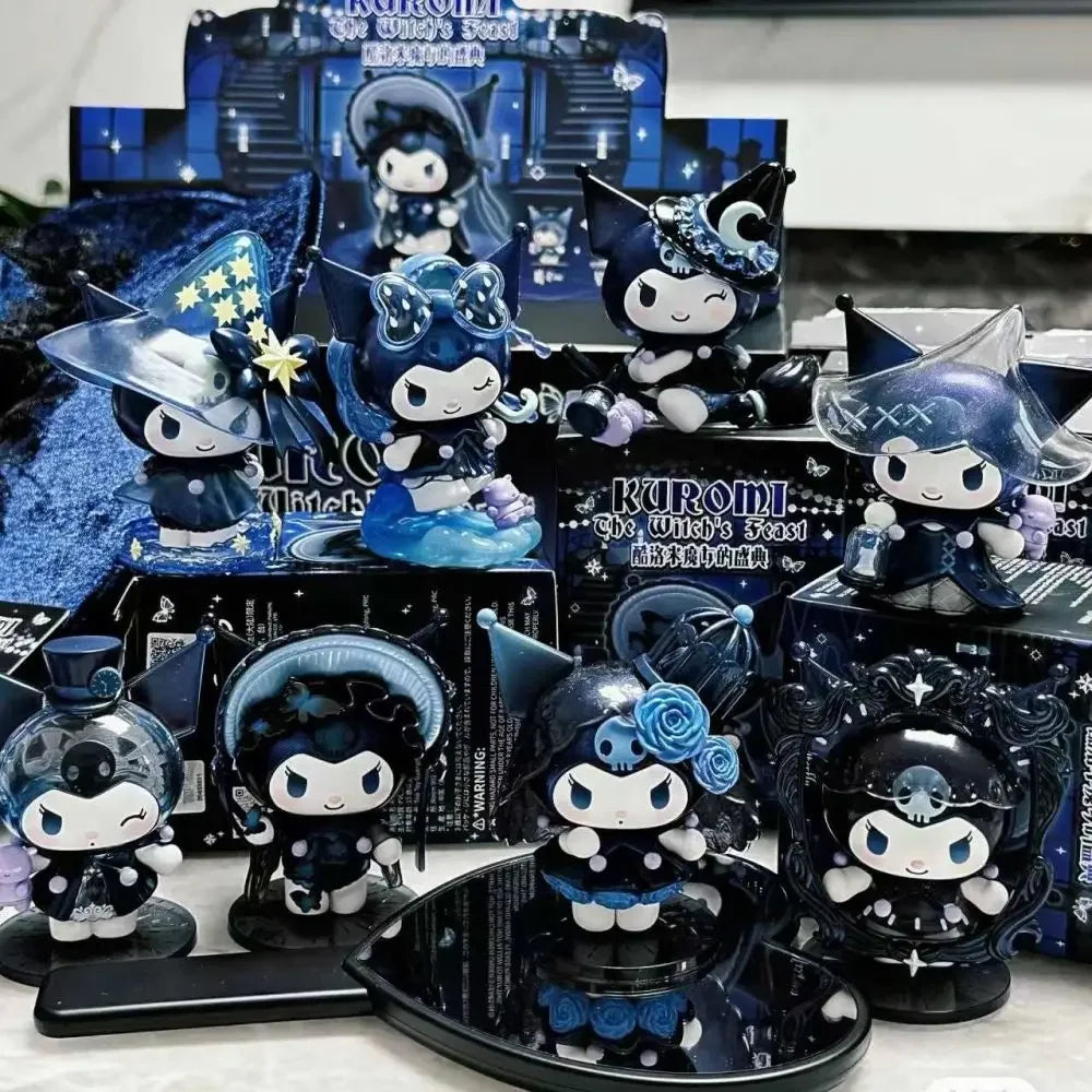 Sanrio Anime Figure Kuromi Blind Box Magic Festival Series Action Figure Dolls Surprise Bag Cute Collection Blind Box Toys Gift