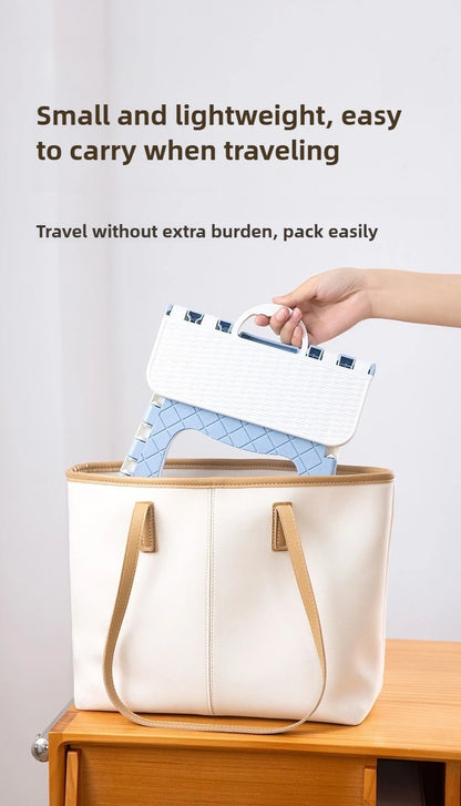 Portable Folding Plastic Stool Outdoor Fishing Camping Bench Small Mazar for Adult Kids Train Trip Garden Use