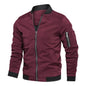 Spring Autumn Men's Windbreaker Jacket Casual Lightweight Jacket For Men Sports Zip Up Coat with Pockets Clothing