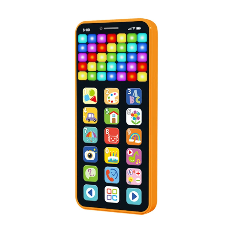 Children's Early Education Multimedia Tablet Color Screen USB Rechargeable Educational Toy with Music Features for Kids Learning