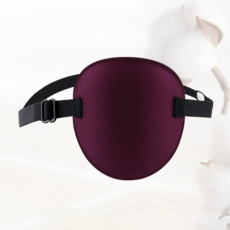 Single Eye Patch Adjustable 3D Foam Groove Breathable Eyeshade Eyes Medical Use Concave Strabismus Amblyopia Training Eye Mask