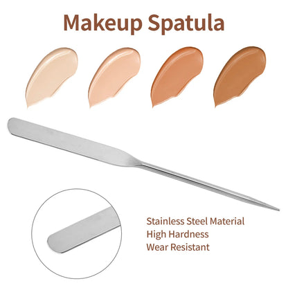 Stainless Steel Foundation Spatula Makeup Paints Foundation Cream Mixing Stick Cosmetics Tools Makeup Spatula Stainless Steel