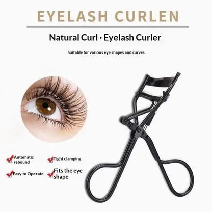 Professional Eyelash Curler Spring Loaded Design Long Lasting Curls 2 Color Choices For Daily Makeup Home Use