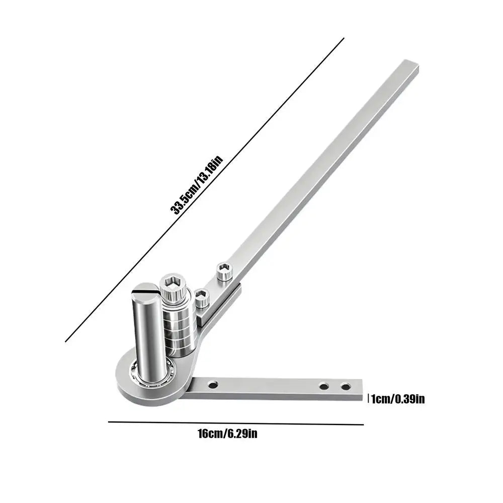 1-4.5mm Manual Metal Bender Small Manual Steel Plate Bender Metalworking Bending Device Steel Plate Bending Tool For Iron Wire