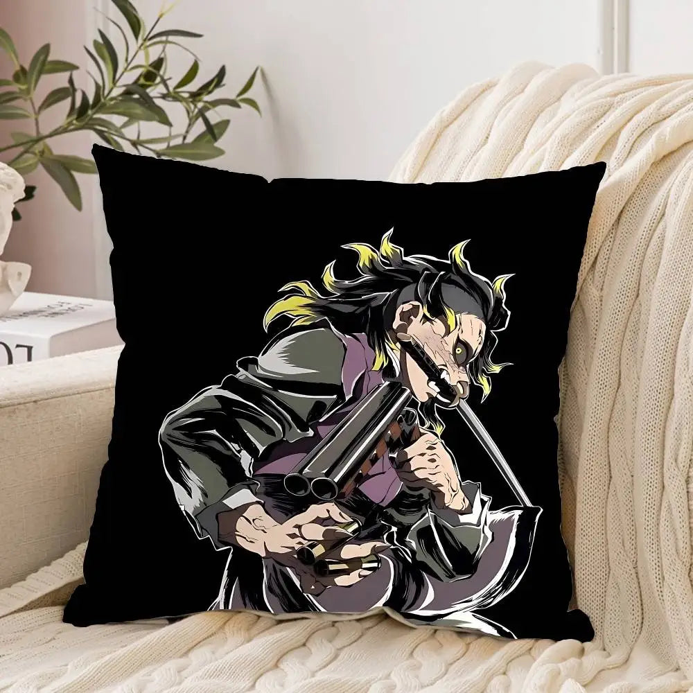 Cool G-genya Shinazugawa Pillow Case Pillow Cover Decorative Pillowcases Cushions Pillowcase Ornamental Pillows For Living Room