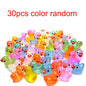 30/60/100PCS Luminous Mini Duck Micro Landscape Access Miniature Figurines Fairy Home Decoration Glow in the Dark Mixed Style