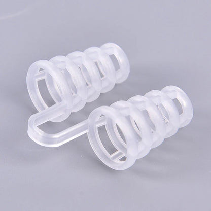 {#} 1pc Anti Snoring Device Aid Sleeping Soft Safe Silicone Boxed Comfortable Nasal Dilators Stop Nose Clips 4 Sizes