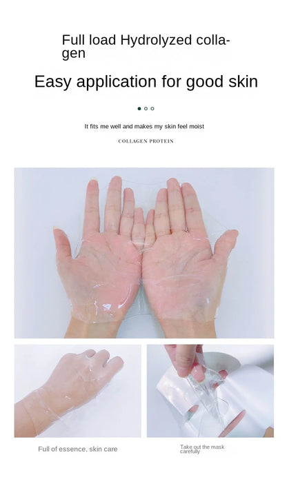 Seaweed Collagen Filling Crystal Mask Jelly Moisturizing Wrinkle Removal Skin Transparent Mask Skin Care Masque Beauty Health
