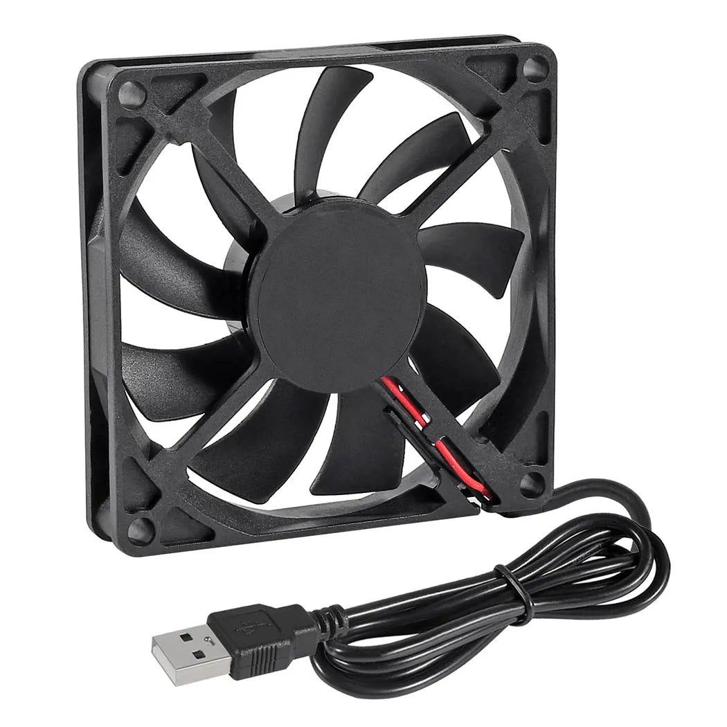 8015 8CM Chassis Fan Slim 15mm Thinckness 5V 12V 24V Sleeve Bearing Axial Cooler 2PIN USB 80mm PC Case Cooling Ventilator