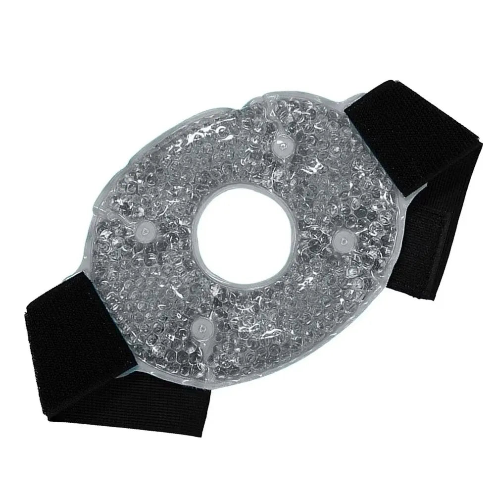 Reusable Soft Gel Ice Compress Strap Cold Soft Gel Bead PVC Skin-friendly Hot Cold Gel Ice Pad Adjustable Strap