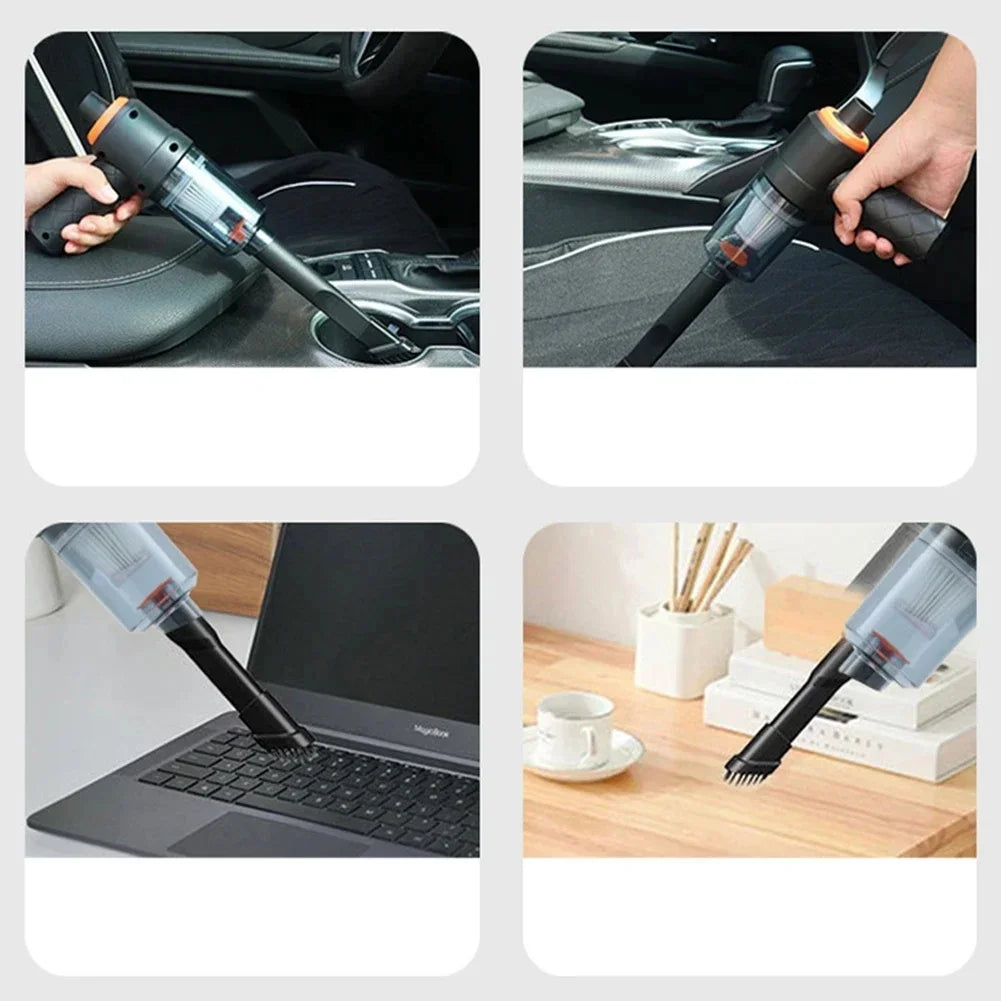 6000PA Car Vacuum Cleaner Portable Wireless Cleaner for Home Appliance Powerful Cleaning Machine Car Cleaner for Keyboard ﻿