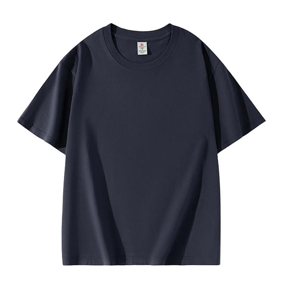 3pcs/lot Custom Workwear 100% Cotton T Shirt 220g Printed Embroidered Team Group Clothing Personalized Work Clothes Uniforms