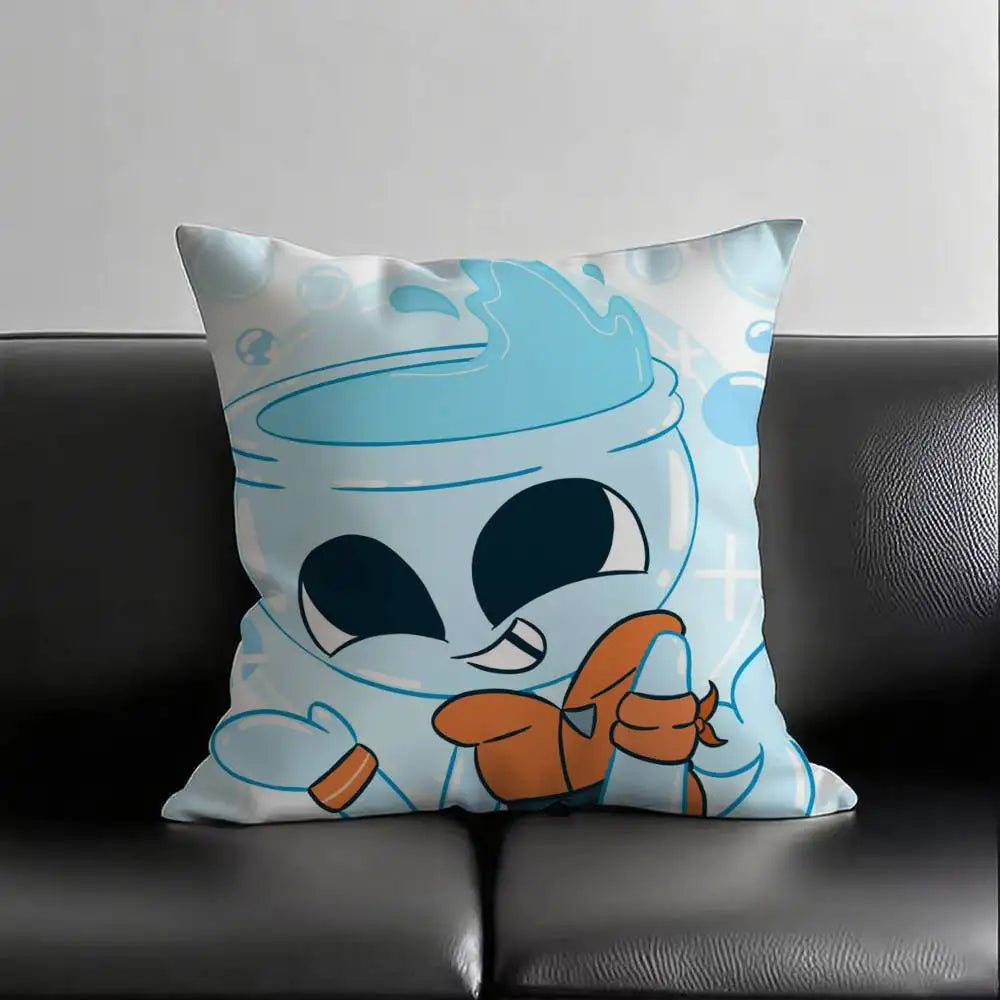 1pc Anime D-Dandys World Finn Pillow Case Fashion Square Pillowcase Bedroom Sofa Room Ins Decoration Leisure