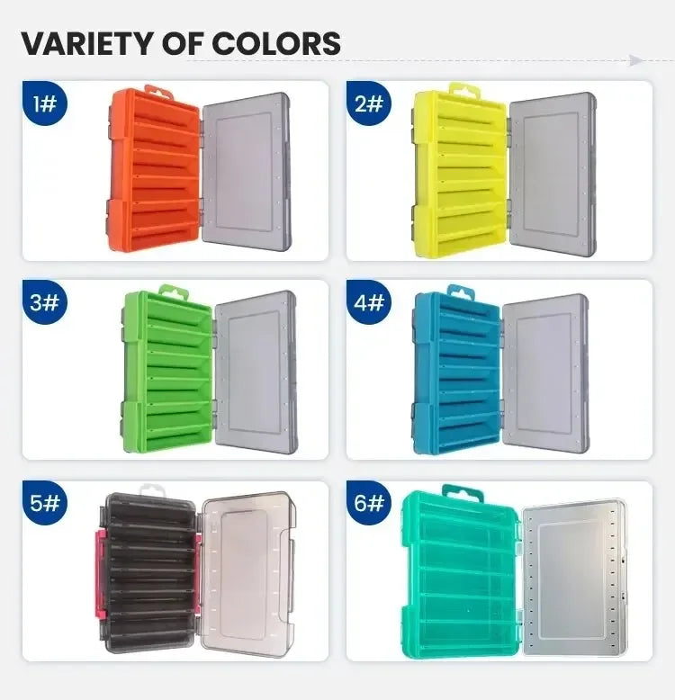 Luya Accessories Box U Size Wooden Shrimp Box Bait Box Storage Box VIB Minobo Climb Transparent