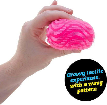 Stress Relief Squeeze Blind Box Nee Doh Fuzz Ball Sensory Squeeze Toy Textured Stress Relief Fidget Ball for Gift
