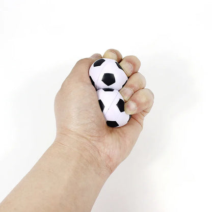 6Pcs Mini PU Squeeze Soccer Ball Toys Sports Theme Birthday Party Favors PU Football Gift Stress Relieving Squeezing Toys