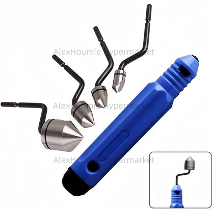 NB1000 BC1651 Countersink Inner Hole Chamfer Repair Reamer Tool Burr Remover Hand Reamer for Metal Aluminum Copper Wood Plastic