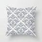 European Gray Pillowcase Geometric Pillow Cover Sofa Cushion Cover Garden Throw Pillows Hotel Outdoor Cushions car Chair 45X45cm